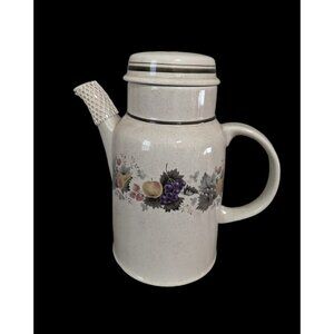 Royal Doulton Harvest Garland Cramer and coffee pot with lid stoneware